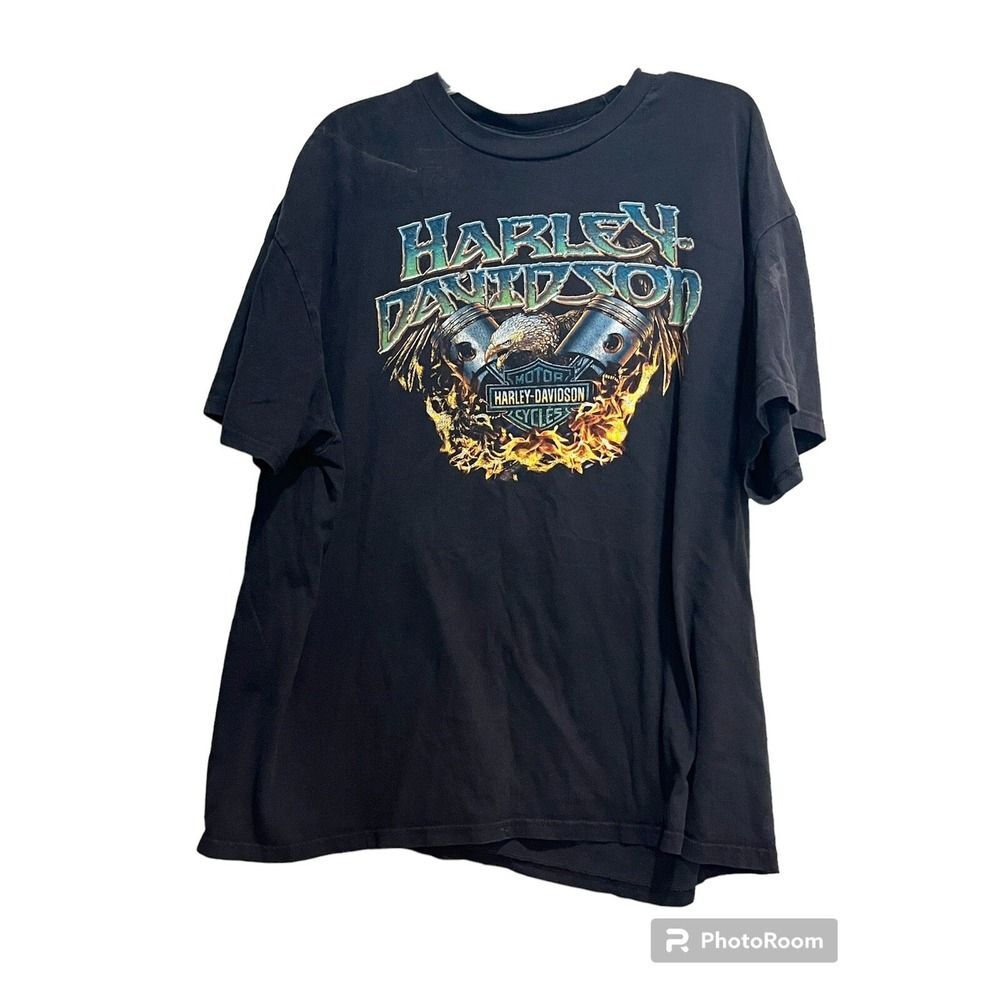 Harley Davidson Men's 2XL Heart of Dixie Pelham, AL. Short Sleeve Small Flaw